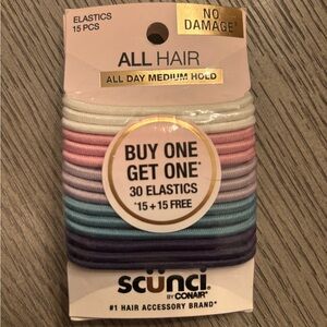 Scunci All Hair Elastics - Pastel Collection